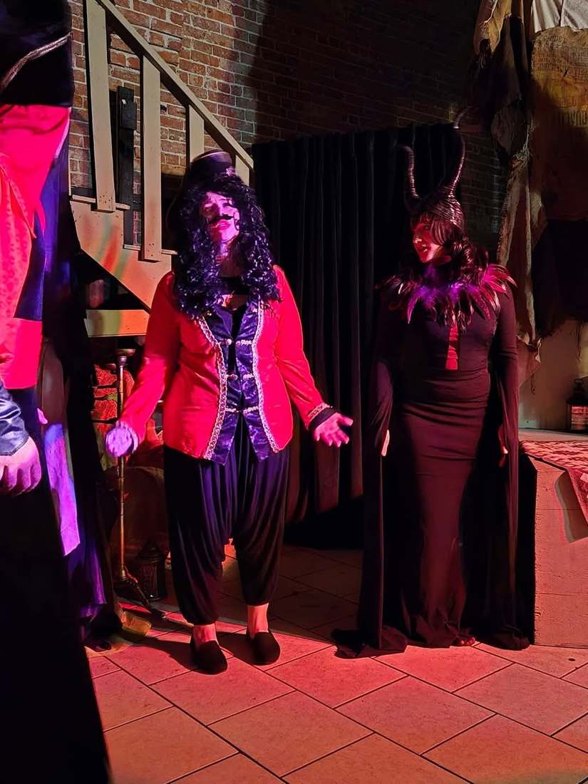 The captain and the horned queen share a villainous moment in Twisted