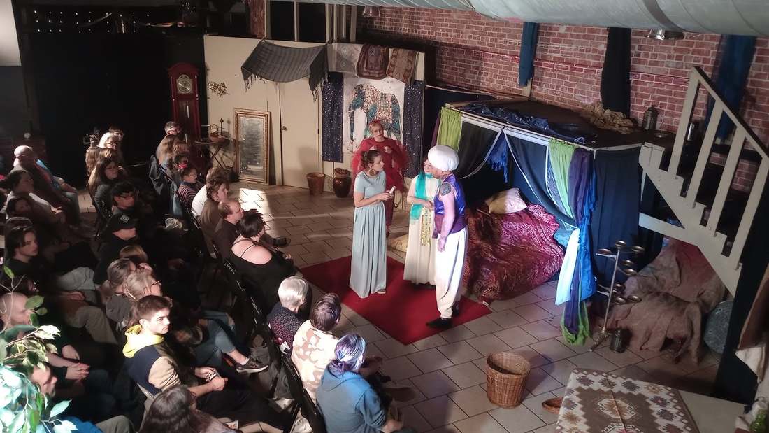 Three royals hold the stage during a Twisted performance